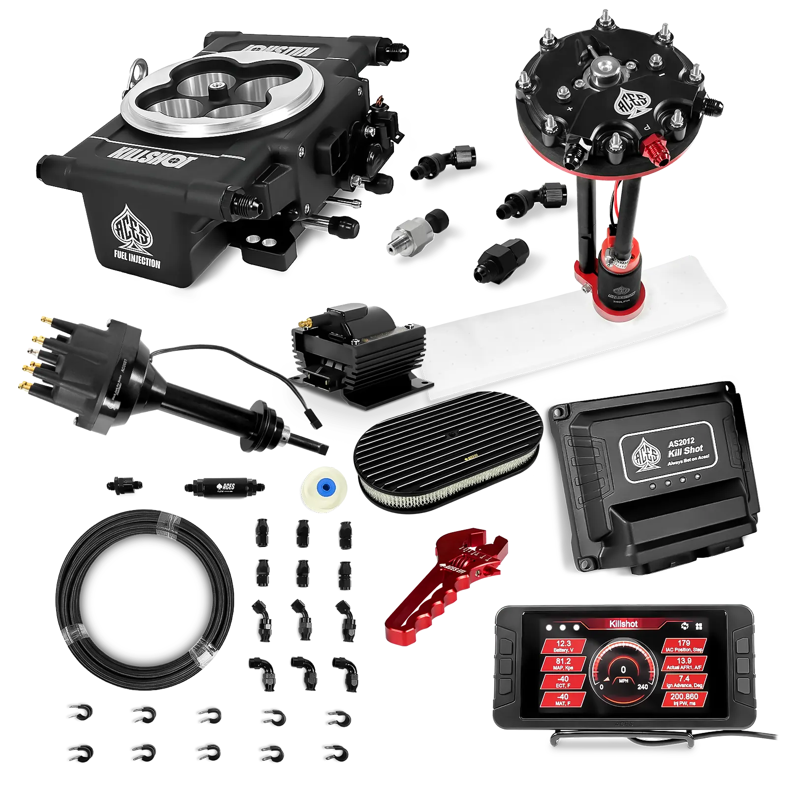 Killshot 4-bbl EFI Ultra Kit (Black)