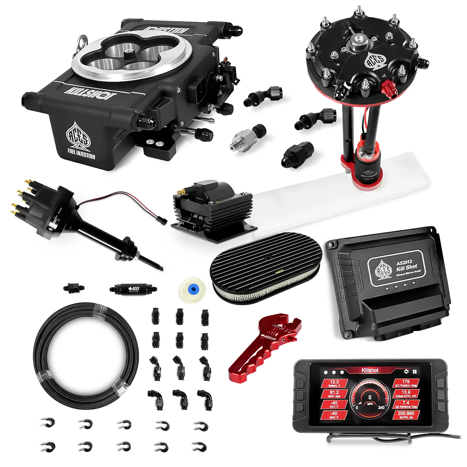 Killshot 4-bbl EFI Ultra Kit (Black)