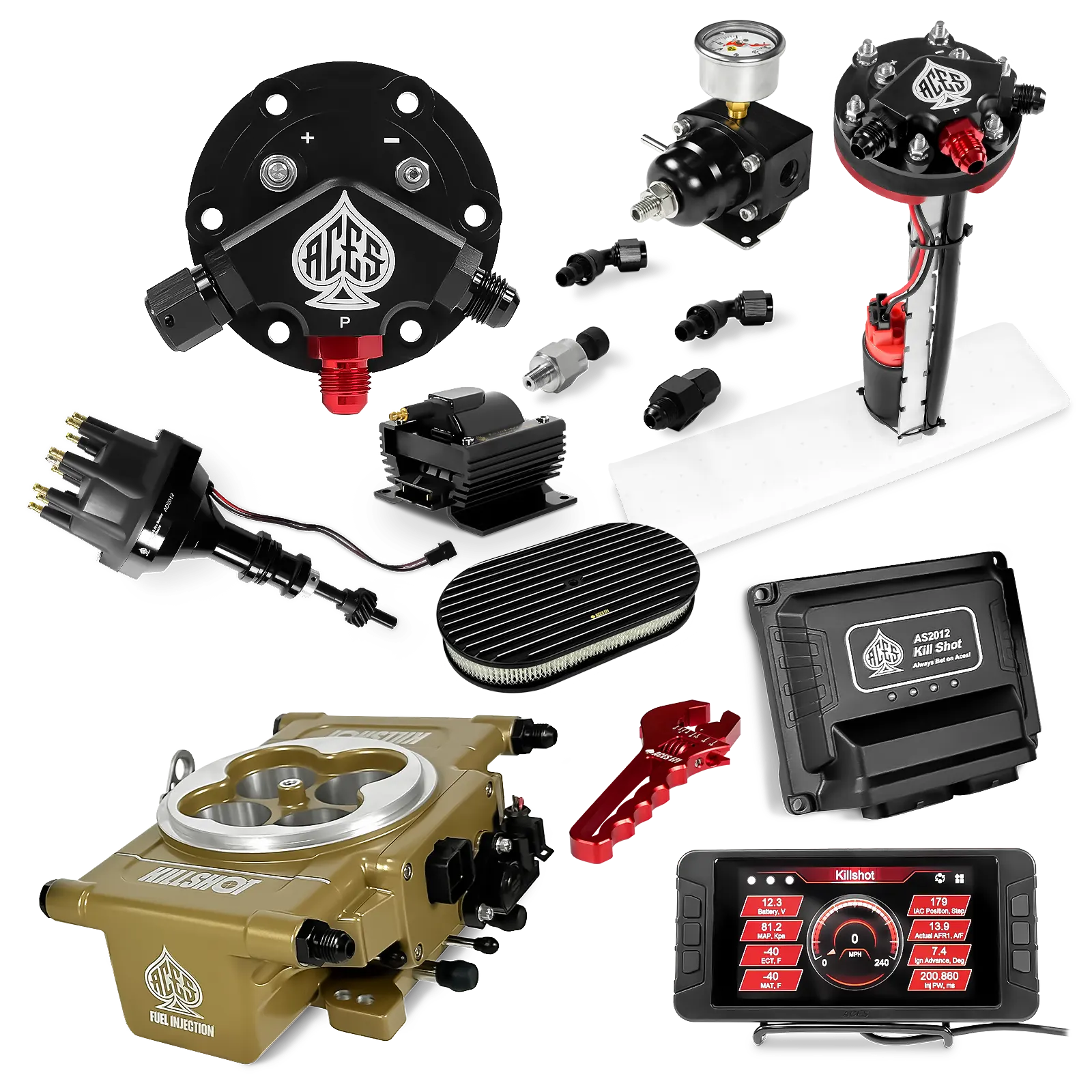 Killshot 4-bbl EFI Ultra Kit (Gold)