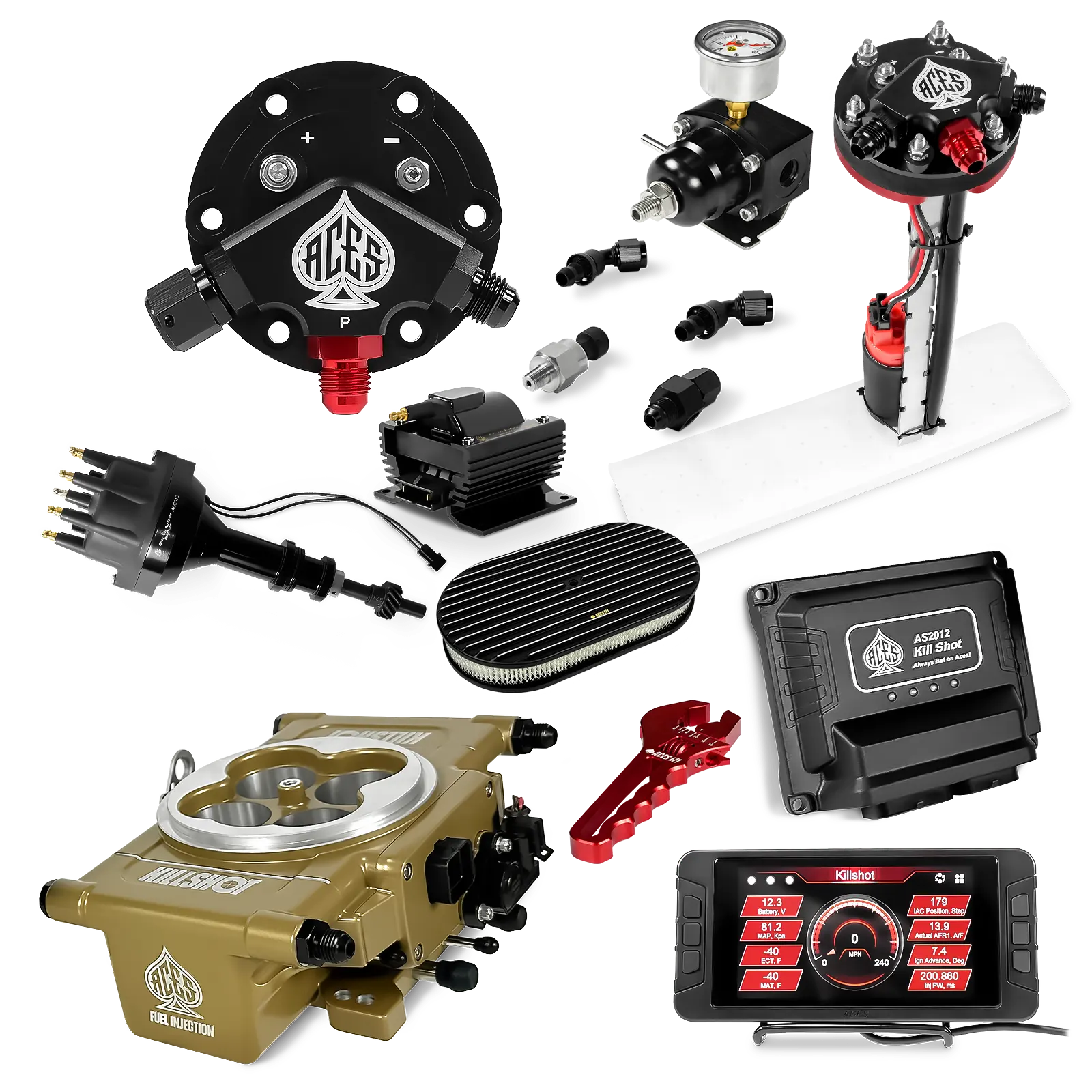 Killshot 4-bbl EFI Ultra Kit (Gold)