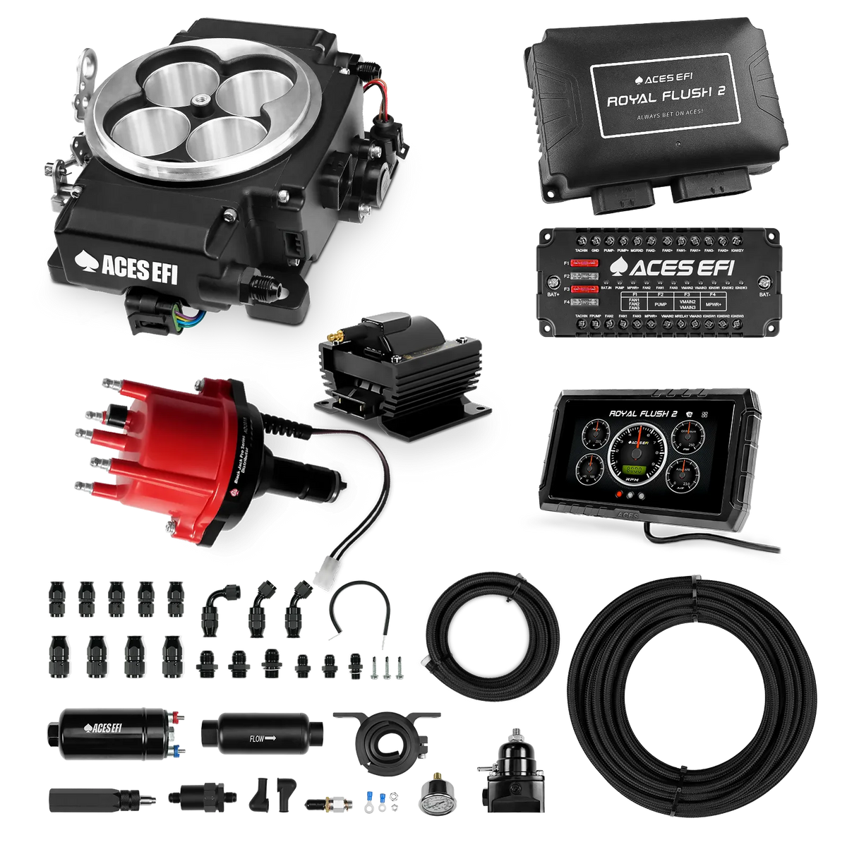Royal Flush 2 EFI/CDI Master Kits (Black)