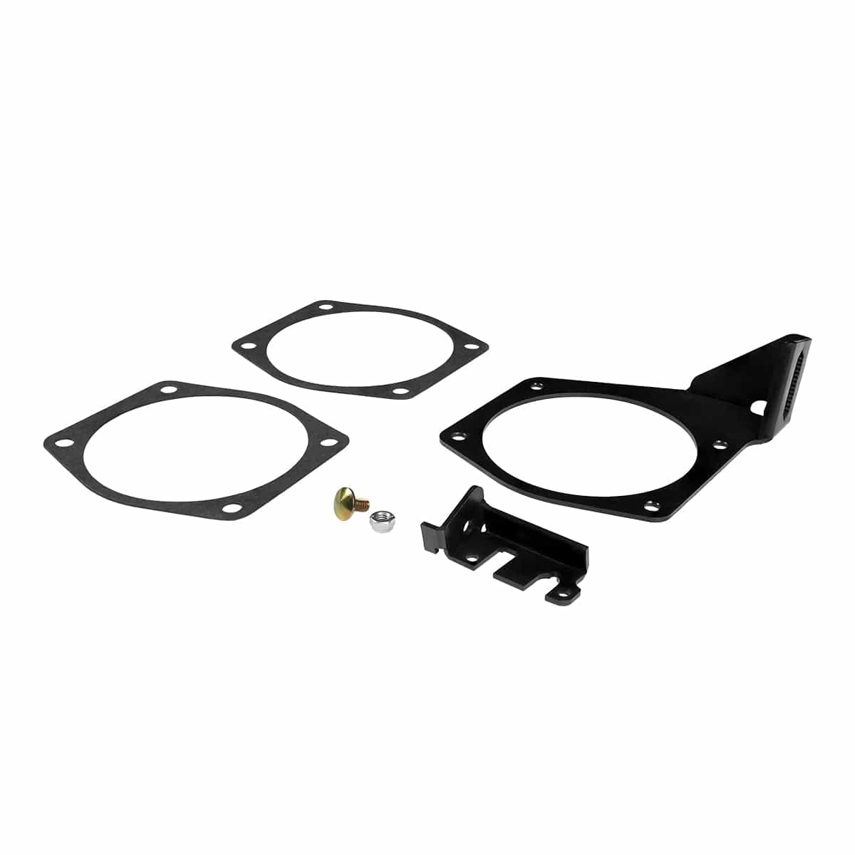 Aces Fuel Injection, Inc. Black Color LS Throttle Cable Bracket for 92/102mm throttle body