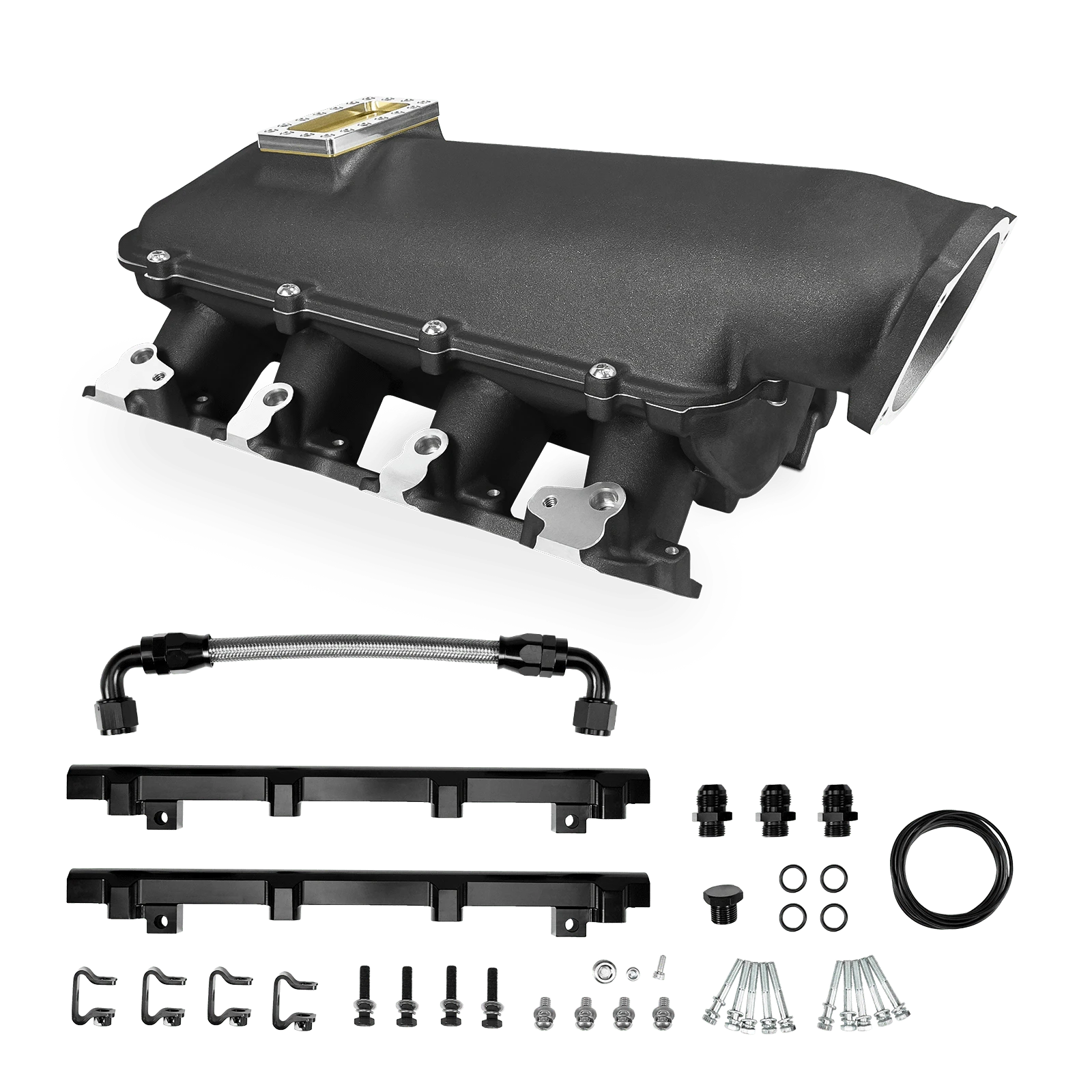 Aces Fuel Injection, Inc. Cathedral / Black Low-Ram, Cast, 102mm LS Intake Manifold