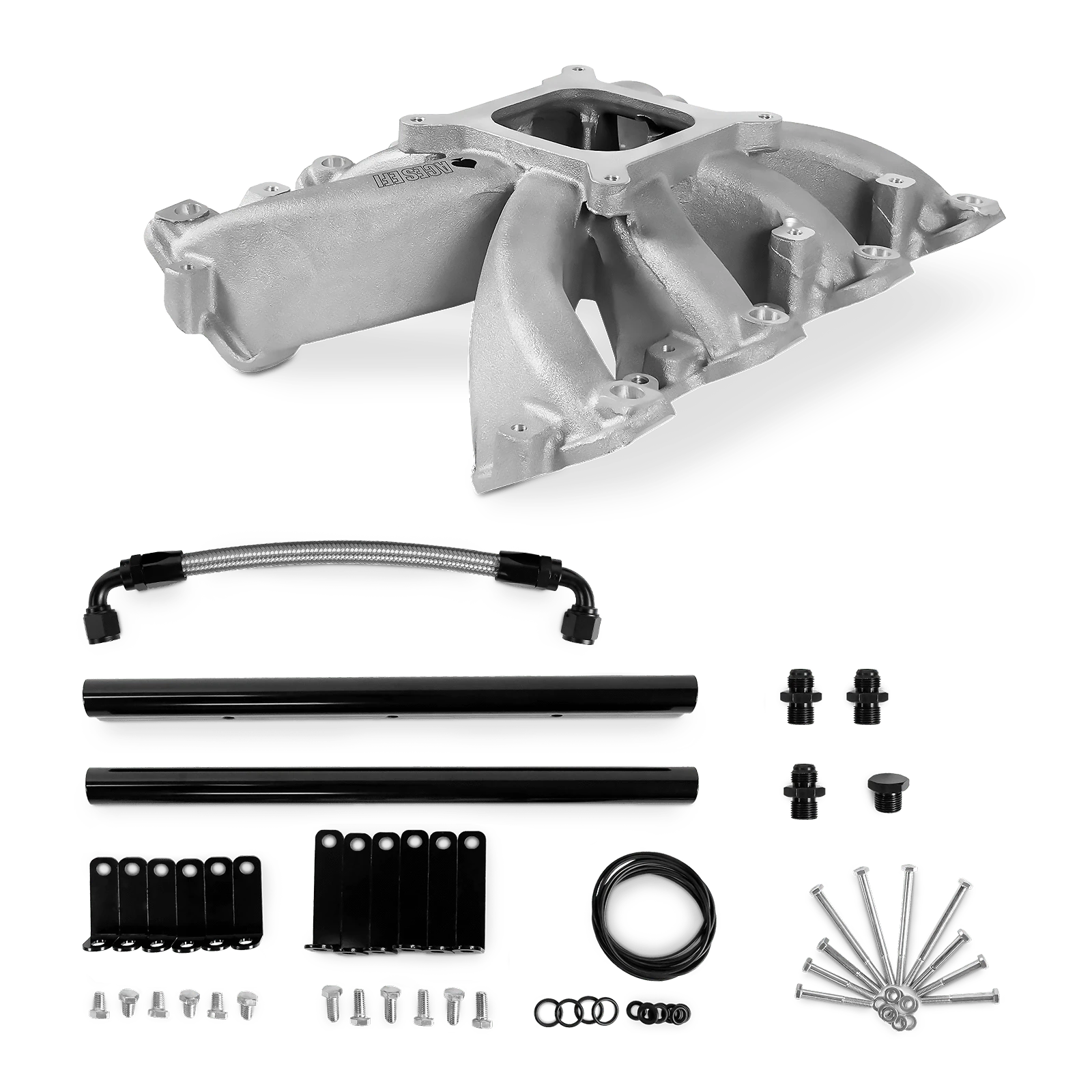 Mid-Rise, Single Plane, Cast, 4150 Style LS Intake Manifold