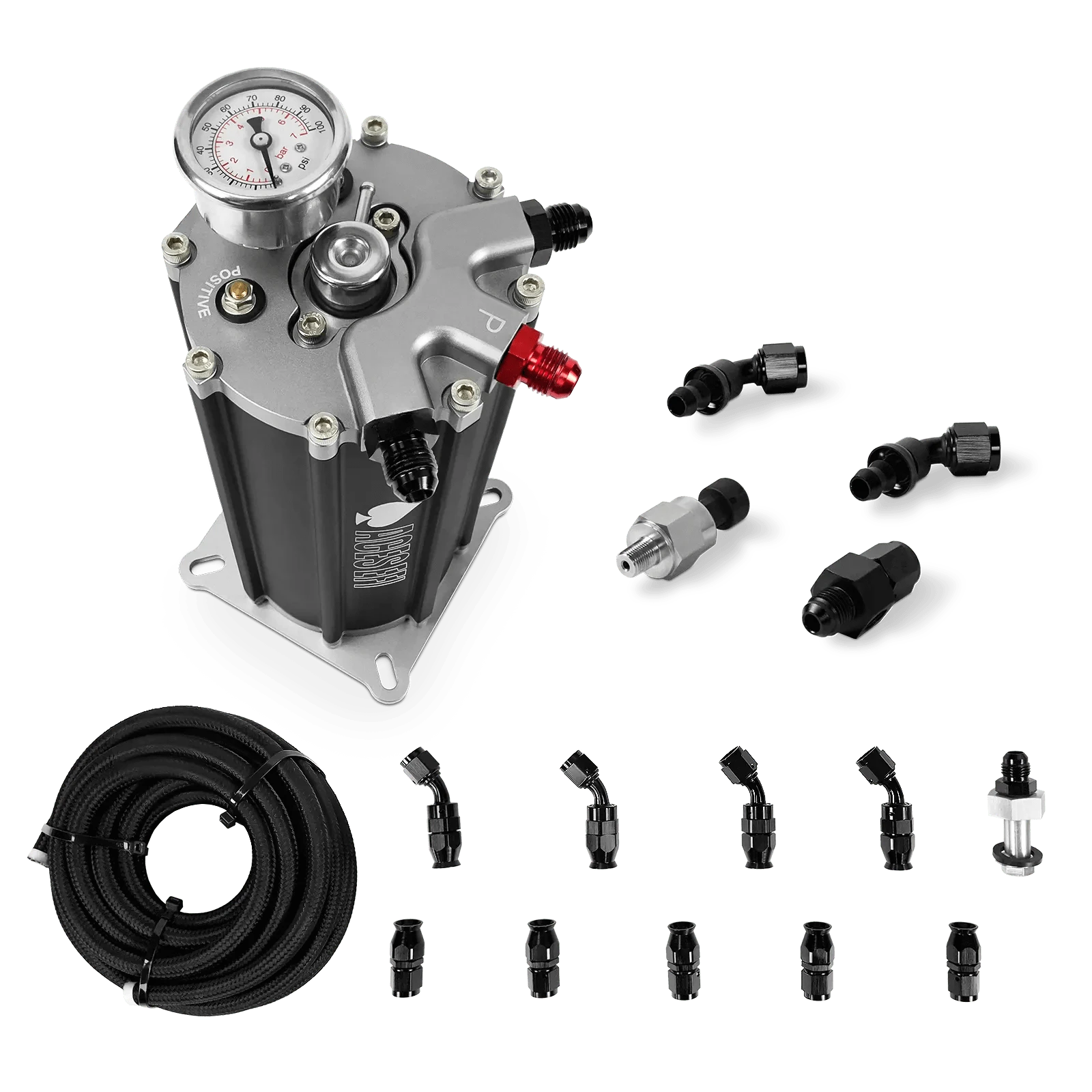 Aces Fuel Injection Command Center 2 + PTFE Kit + Pressure Sensor Kit Command Center 2 Surge Tank