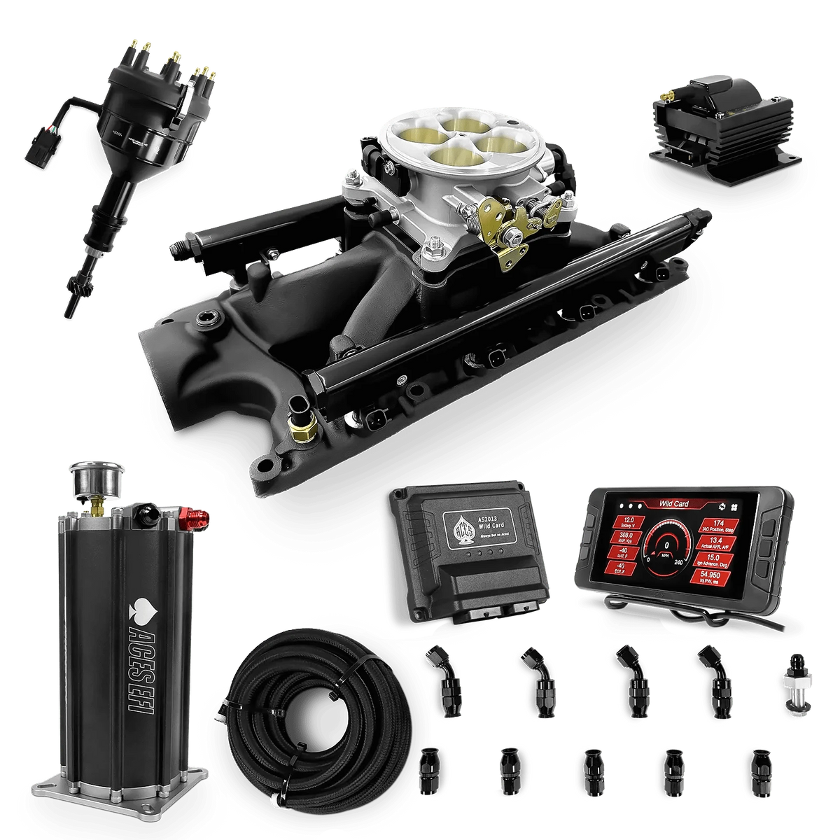 302 Injected Wild Card Sequential EFI Master Kits (500 HP)