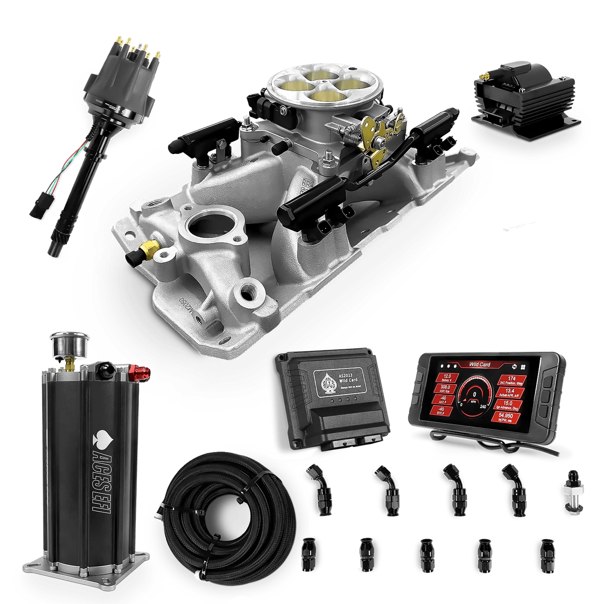 Sbc Fuel Injection Wild Card Sequential EFI Master Kits (500 HP)