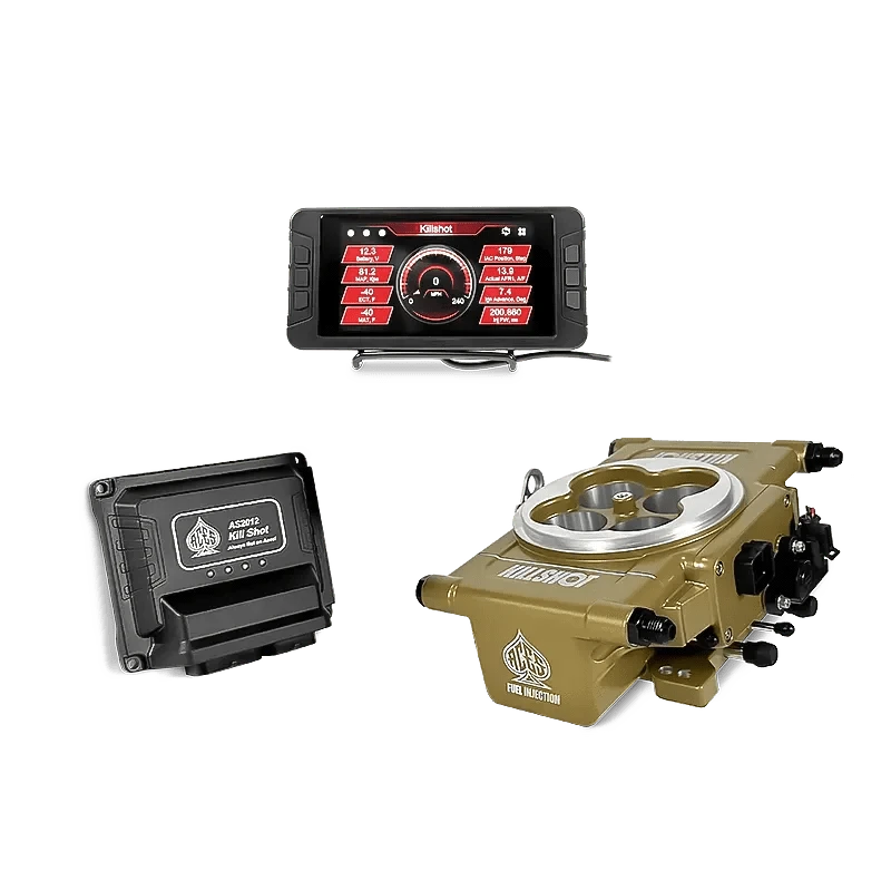 Aces Fuel Injection Community Killshot (Gold) / 5" Handheld / No Trans Control Killshot 4-bbl EFI System