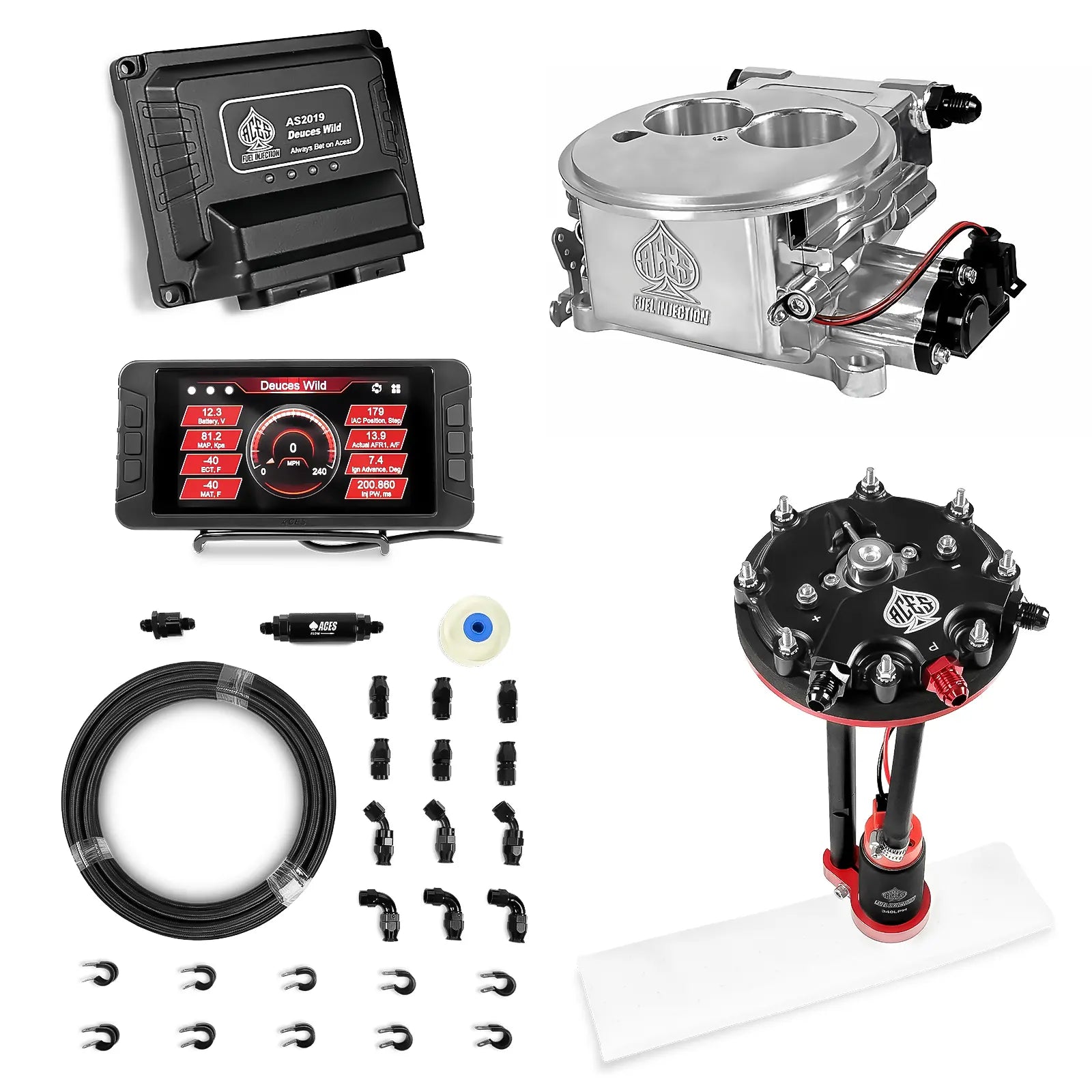 Deuces Wild 2-bbl EFI Fuel Kits