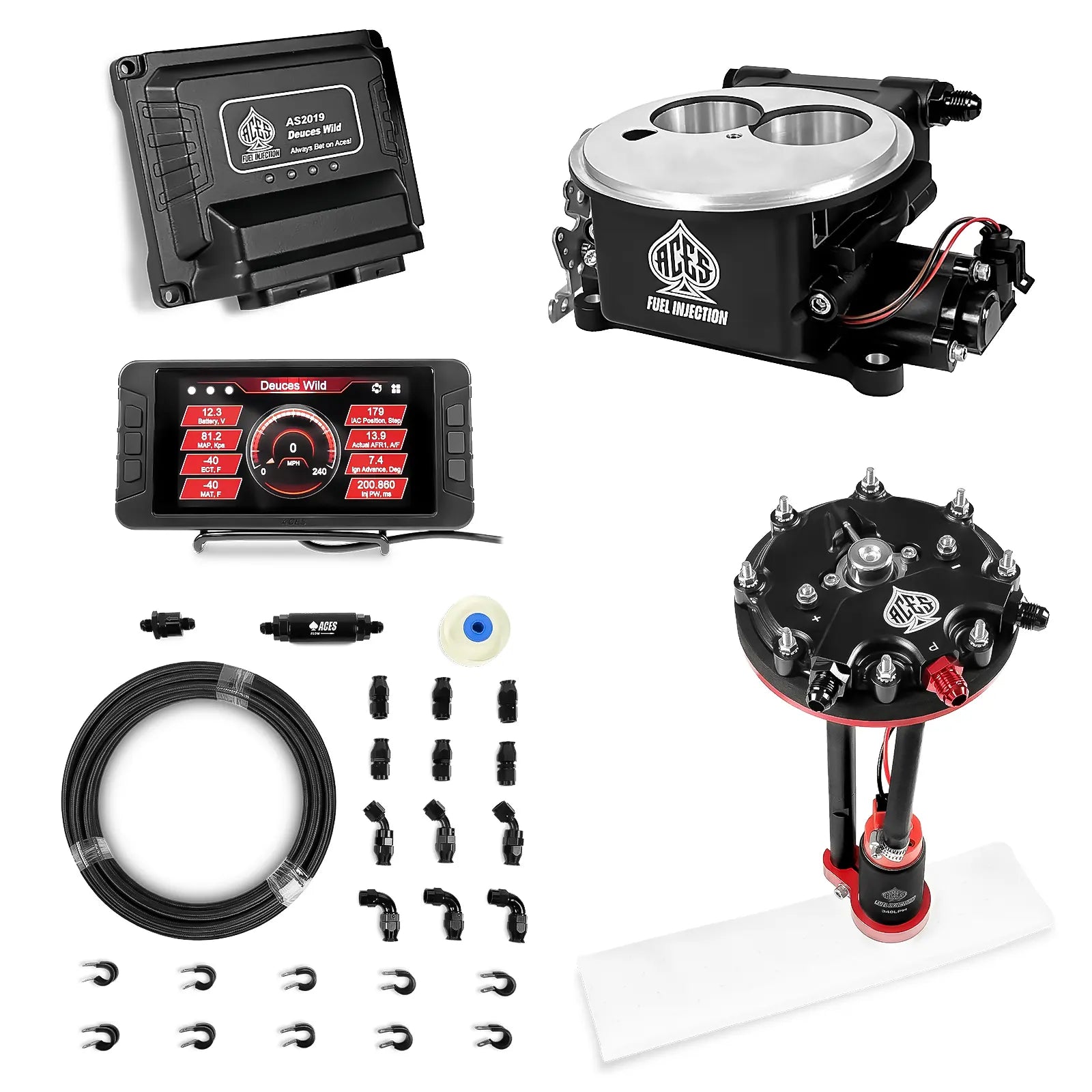 Deuces Wild 2-bbl EFI Fuel Kits