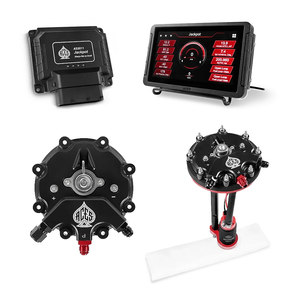 Aces Fuel Injection, Inc. Drive by Cable / Tank Conversion Fuel System Jackpot Hemi EFI Fuel Kits