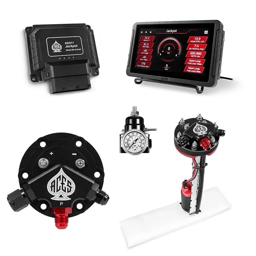 Aces Fuel Injection, Inc. Drive by Cable / Tight Fit In-tank Fuel System Jackpot Hemi EFI Fuel Kits