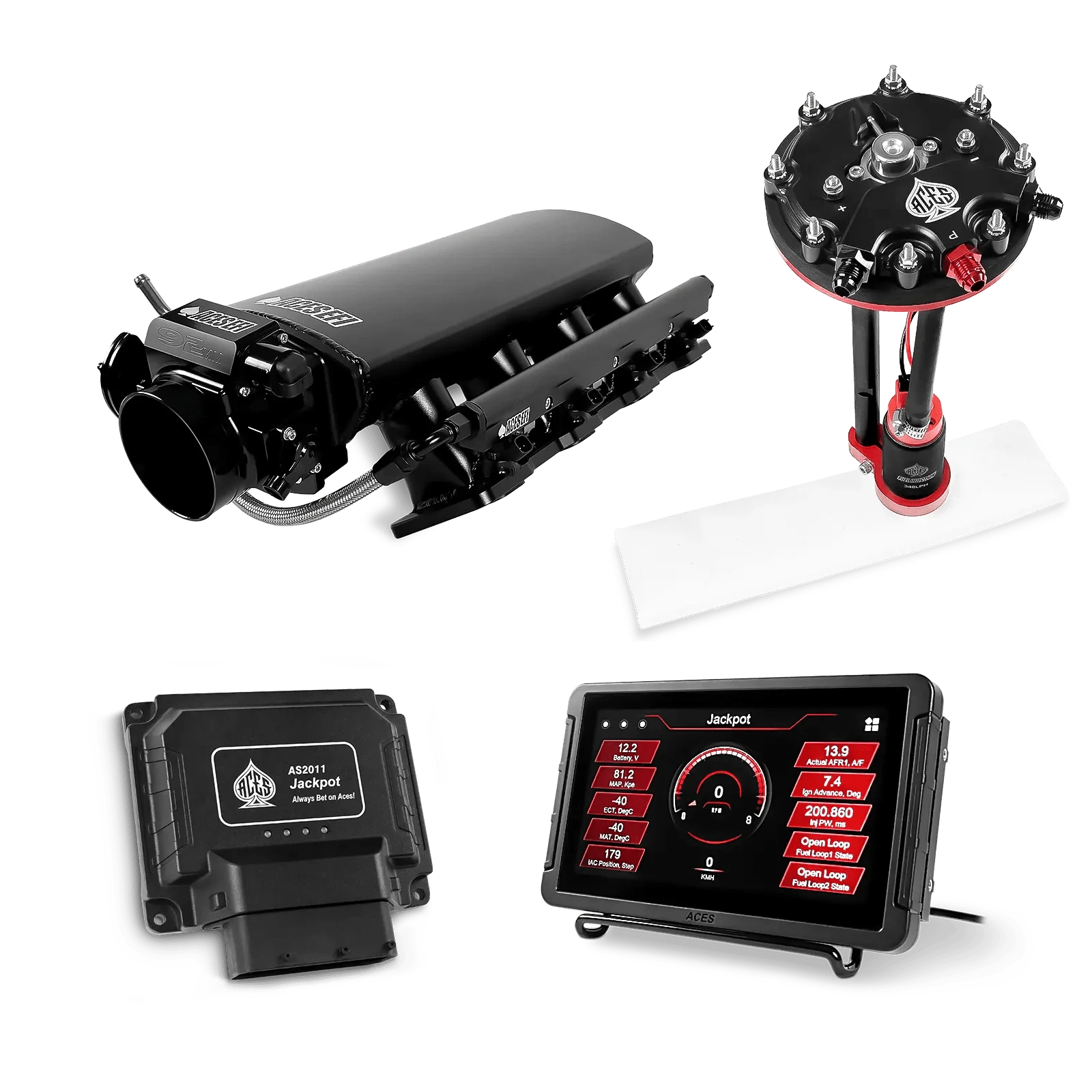 Jackpot LS EFI System - Master Kit with Tank Conversion Pump Module with Internal Regulator