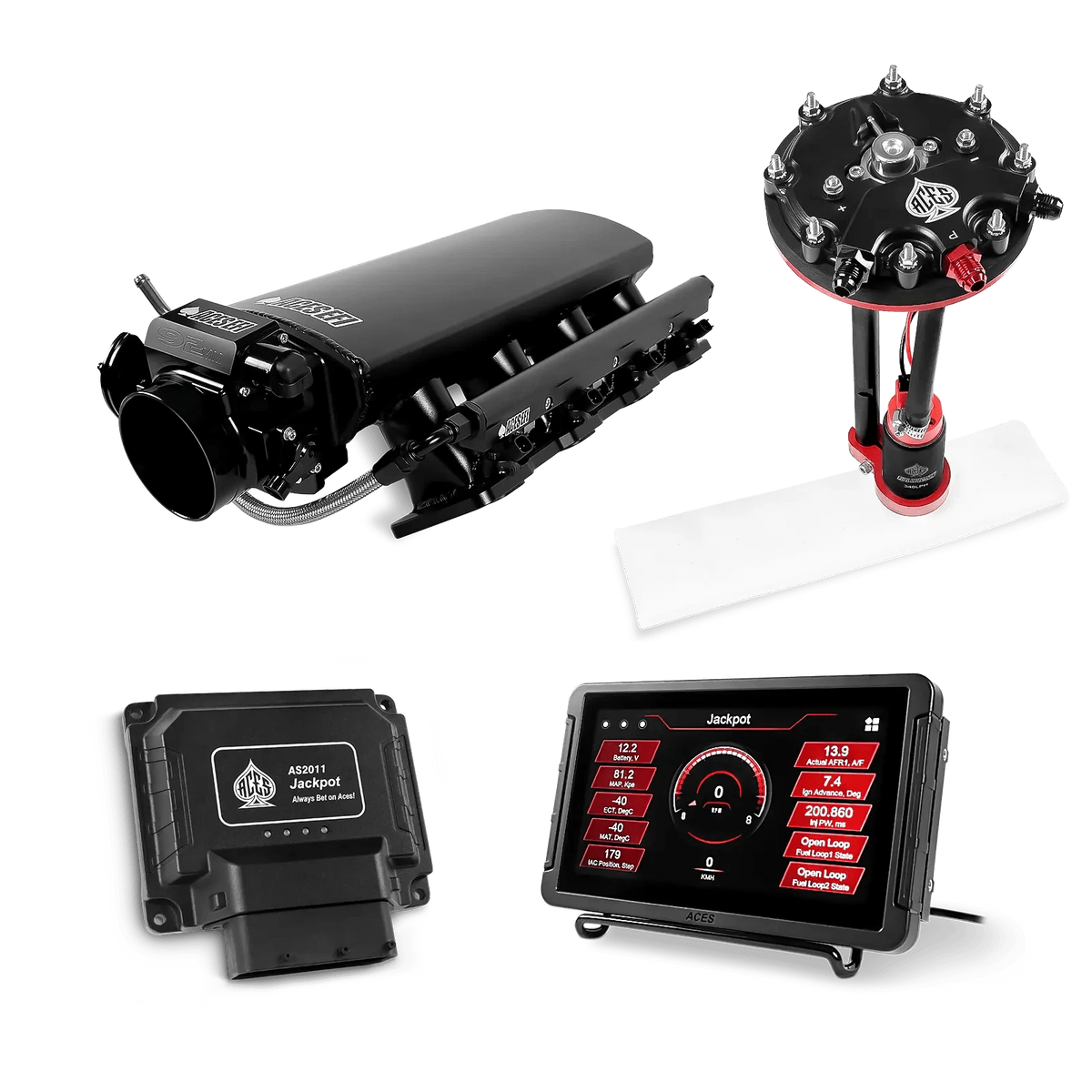 Jackpot Kit Jackpot LS EFI System - Master Kit with Tank Conversion Pump Module wi