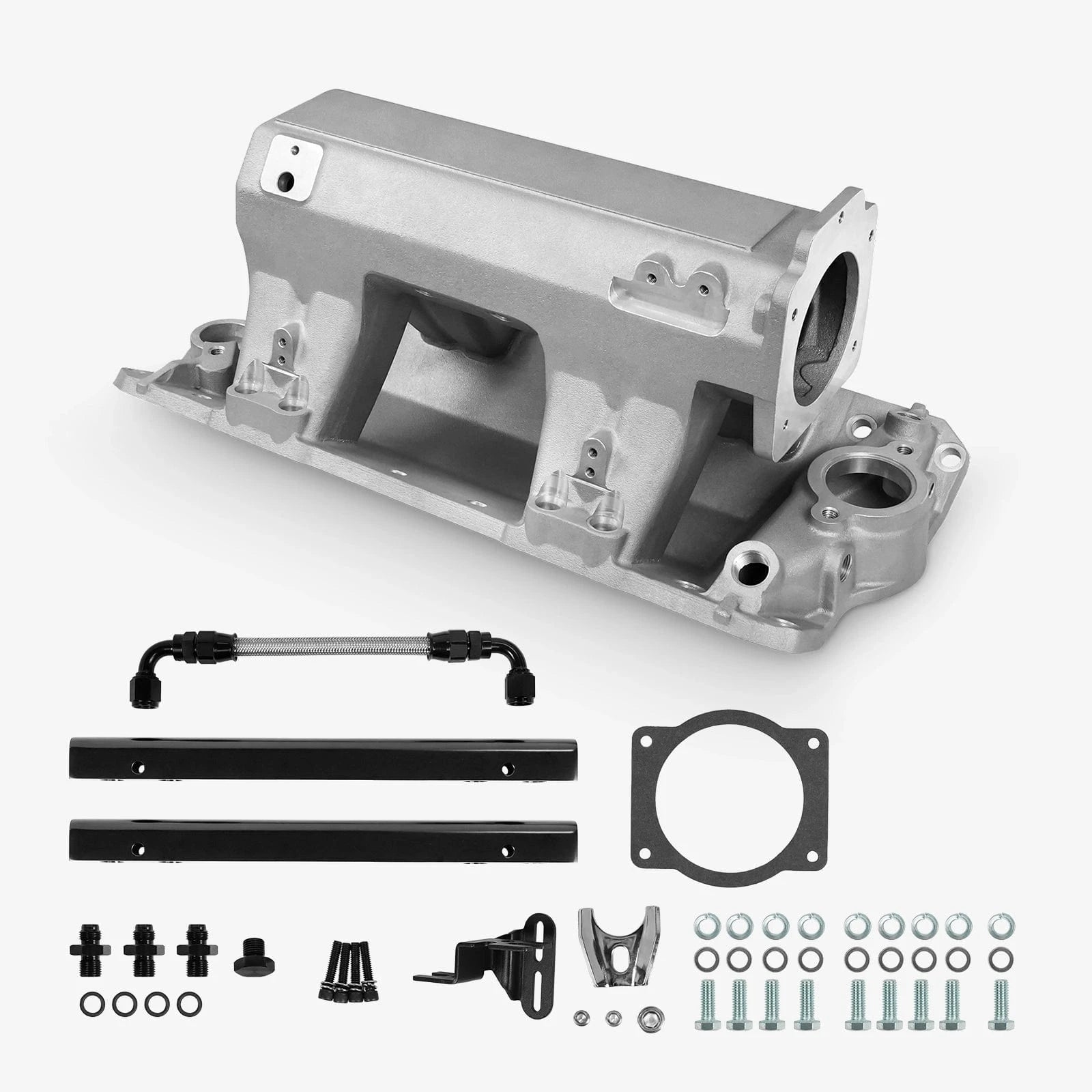 Aces Fuel Injection, Inc. Original Finish SBC 350 Multi-Port Tunnel Ram Cast Intake Manifold