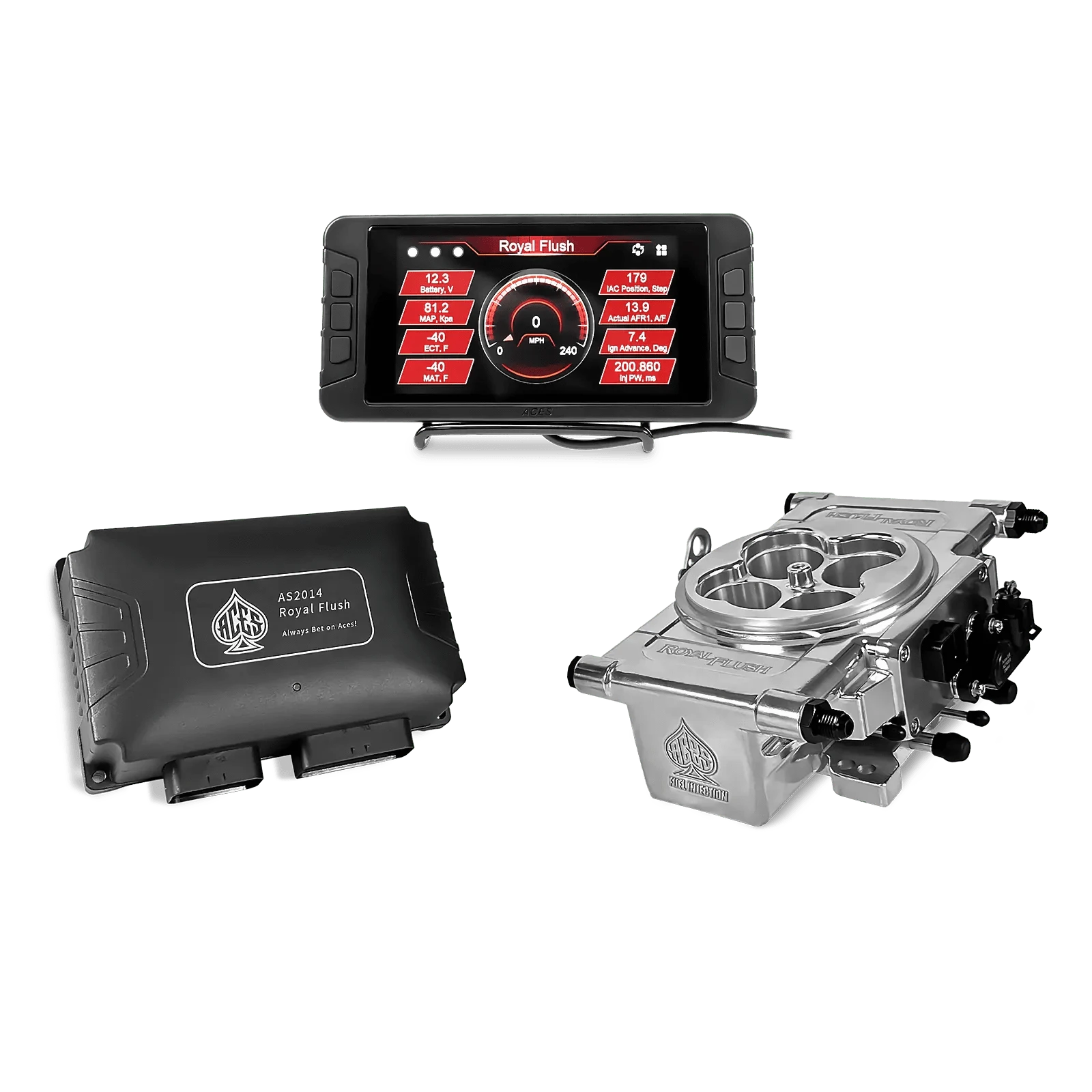 Aces Fuel Injection Polished Royal Flush EFI/CDI