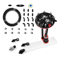 Aces Fuel Injection Pump Module & 20' PTFE Hose Kit + Pressure Sensor Kit Tank Conversion Pump Module w/Internal Regulator (340 LPH)