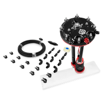 Aces Fuel Injection Pump Module & 20' PTFE Hose Kit Tank Conversion Pump Module w/Internal Regulator (340 LPH)