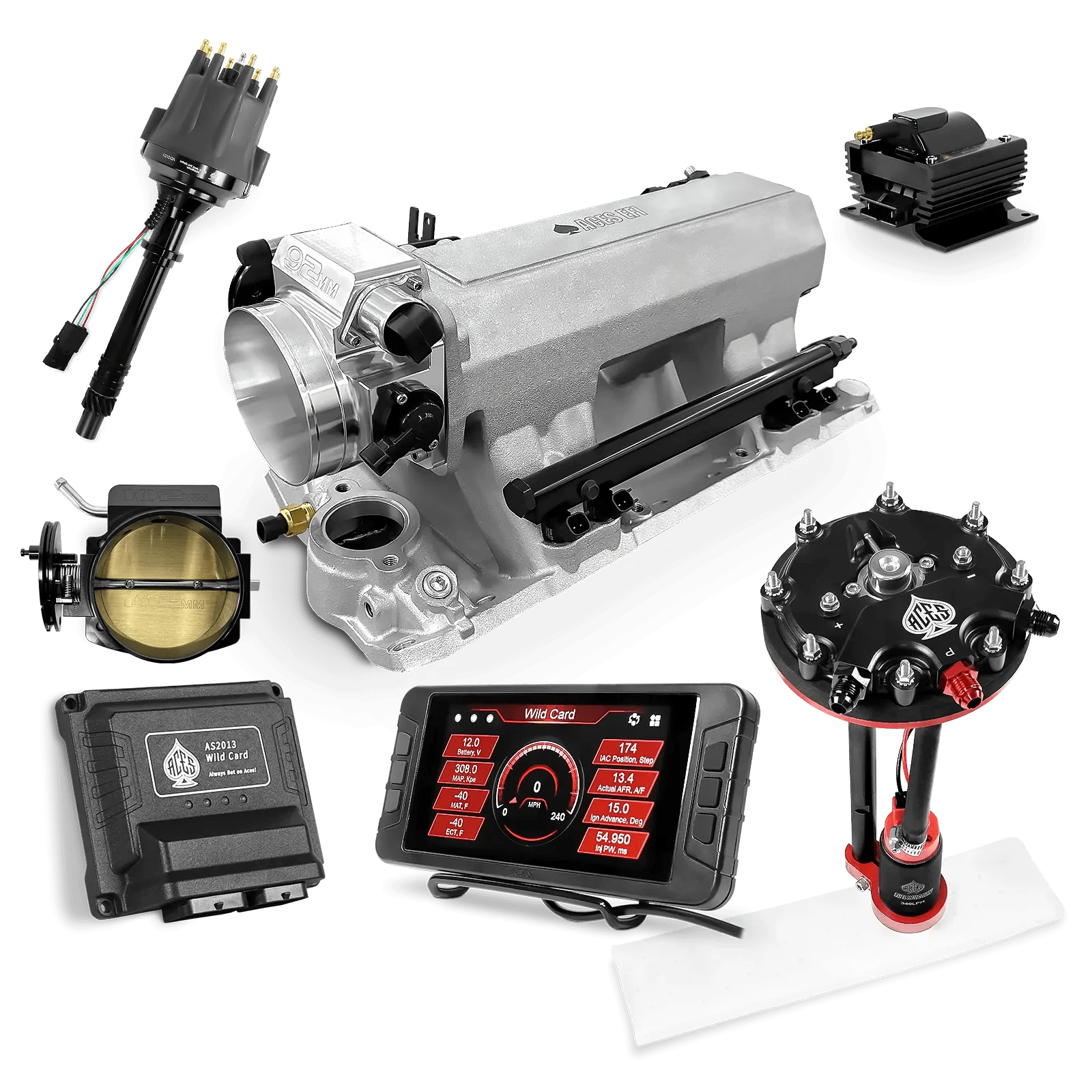 Aces Fuel Injection Wild Card Sequential EFI Master Kits (500 HP)