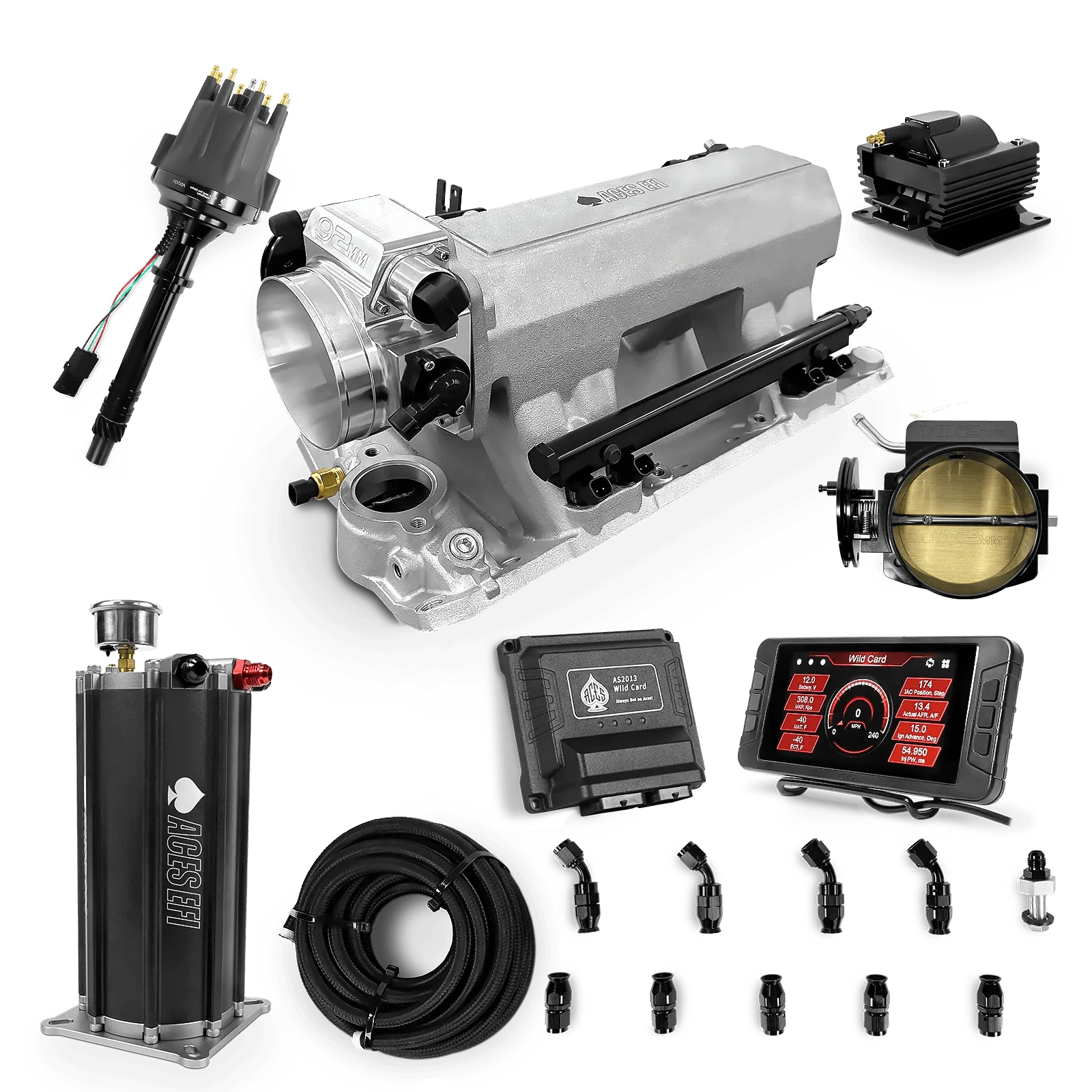 Aces Fuel Injection Wild Card Sequential EFI Master Kits (500 HP)