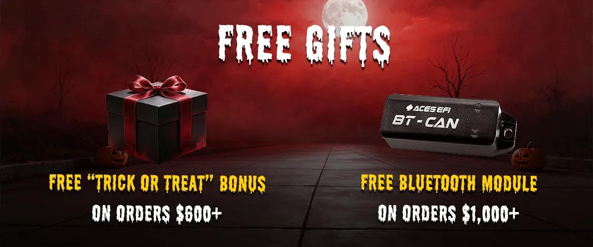 Halloween instant savings and free gifts